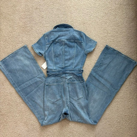 New Good American FIT FOR SUCCESS PALAZZO JUMPSUIT - Picture 5 of 6